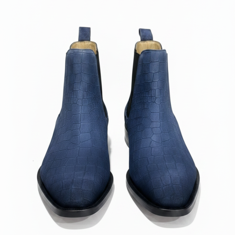 Elite Aura Italian Crocodile Chelsea Boots