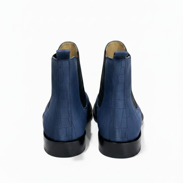 Elite Aura Italian Crocodile Chelsea Boots