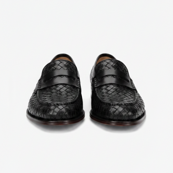 Elite Essence Classic Penny Strap Leather Loafers