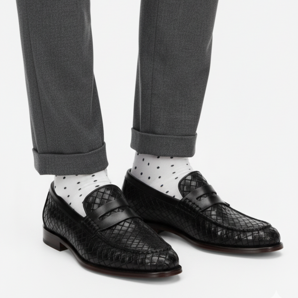 Elite Essence Classic Penny Strap Leather Loafers