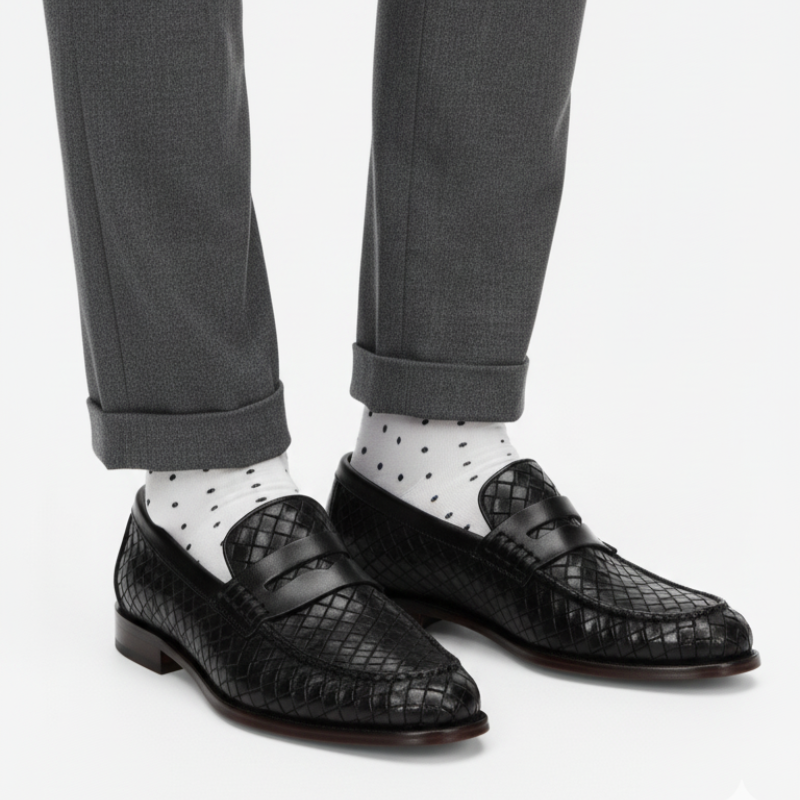 Elite Essence Classic Penny Strap Leather Loafers