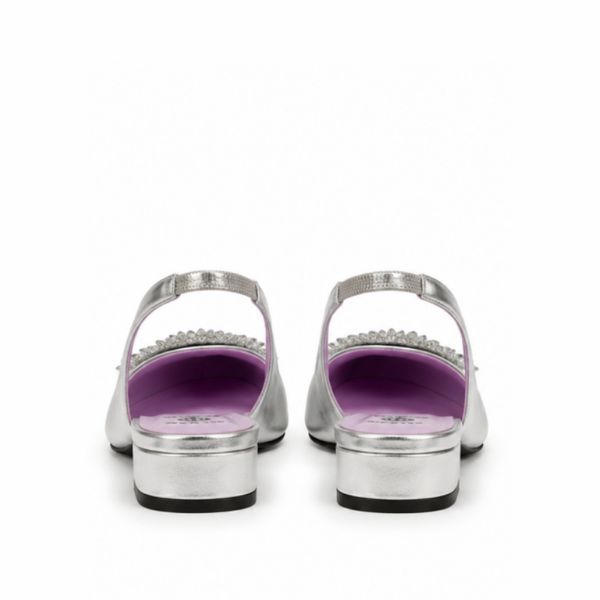 Embellished Slingback Ballerinas