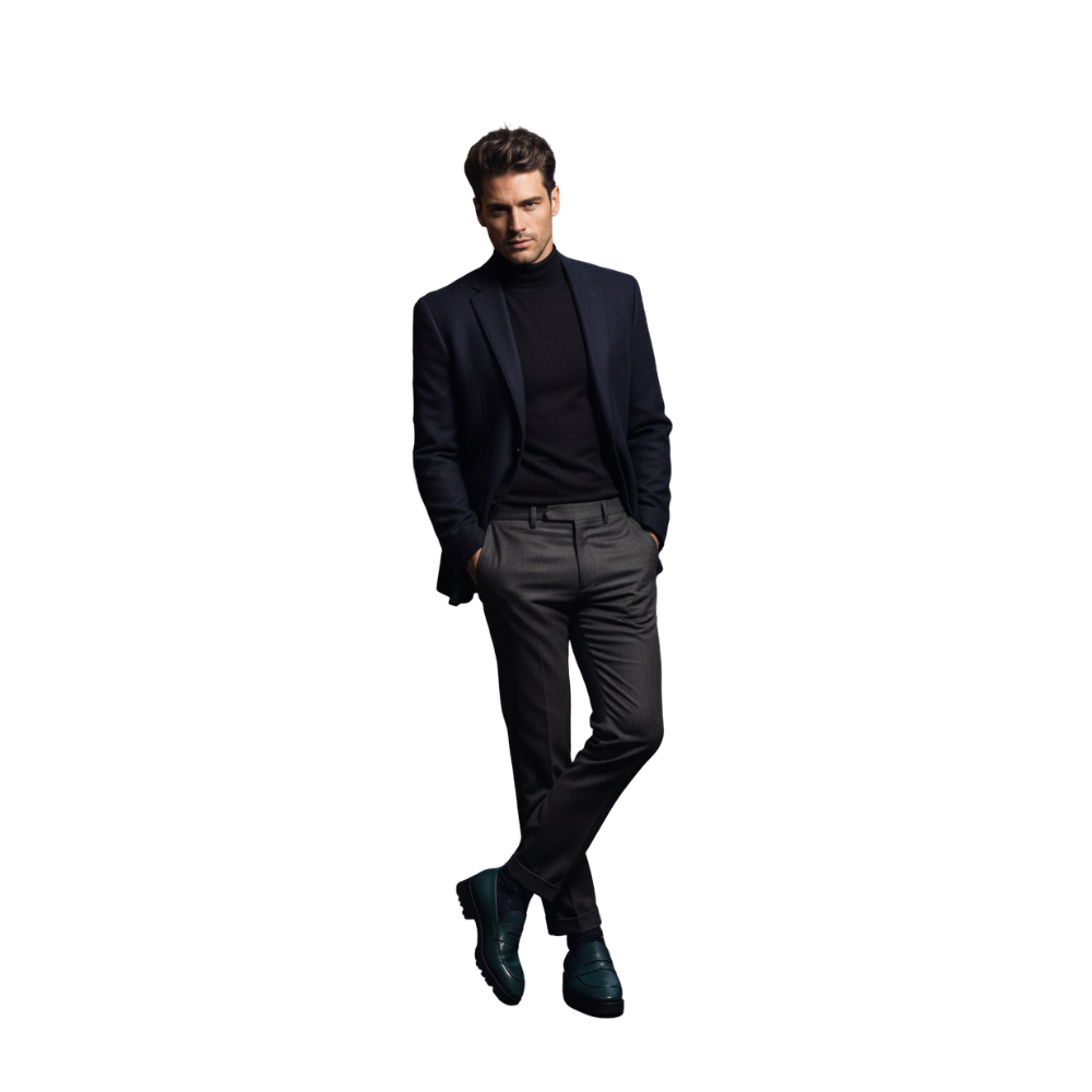 Emerald Classic Penny Strap Loafers