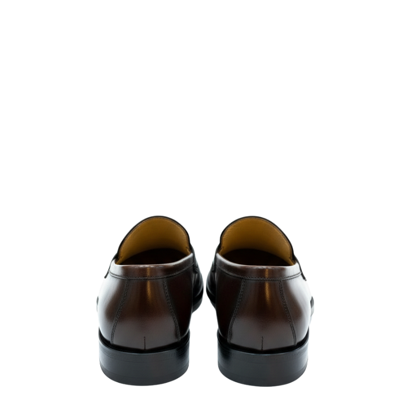 Engraved Heritage Leather Penny Loafers