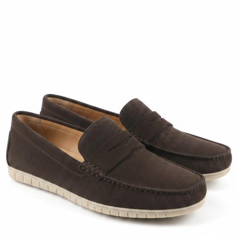 Erraflex Perforated Comfort Penny Loafers