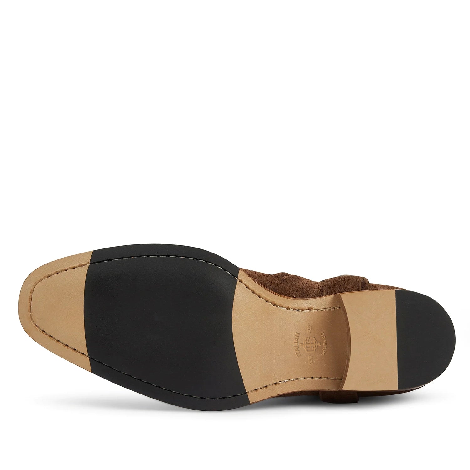 Harness Zip Boot - Camel Suede Leather