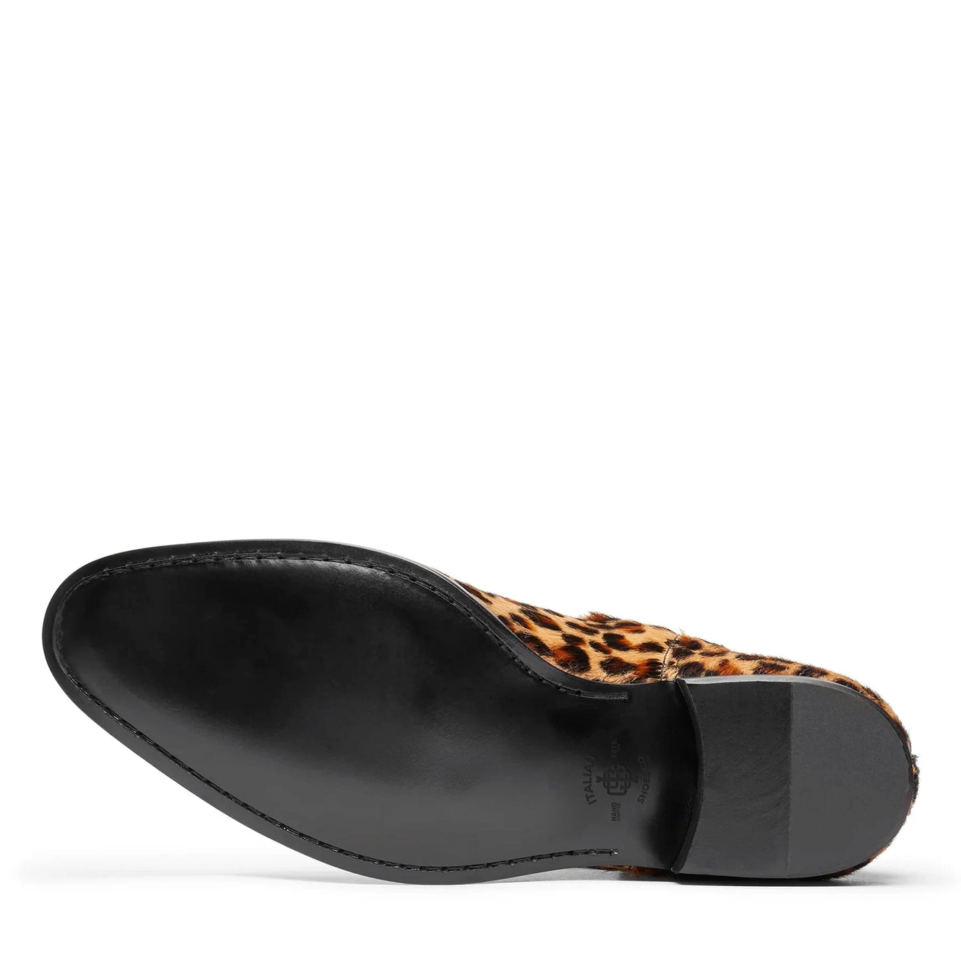 Chelsea Boot Leopard Print Pony Hair