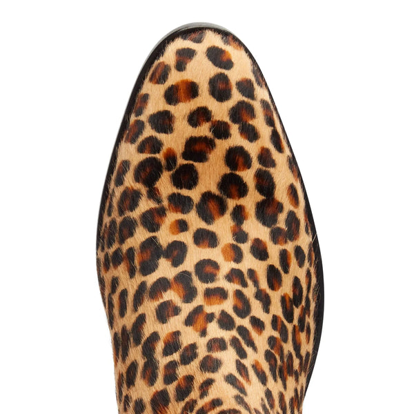 Chelsea Boot Leopard Print Pony Hair Leather