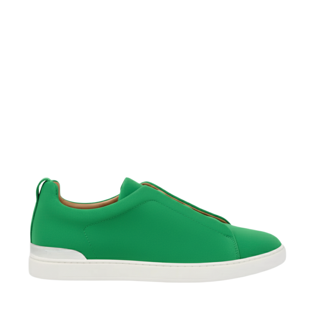 Luxury Edition Triple Stitch Green Sneaker for Men's