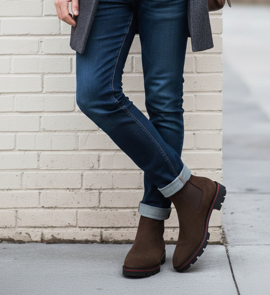 Umberto Chelsea Brown Boots