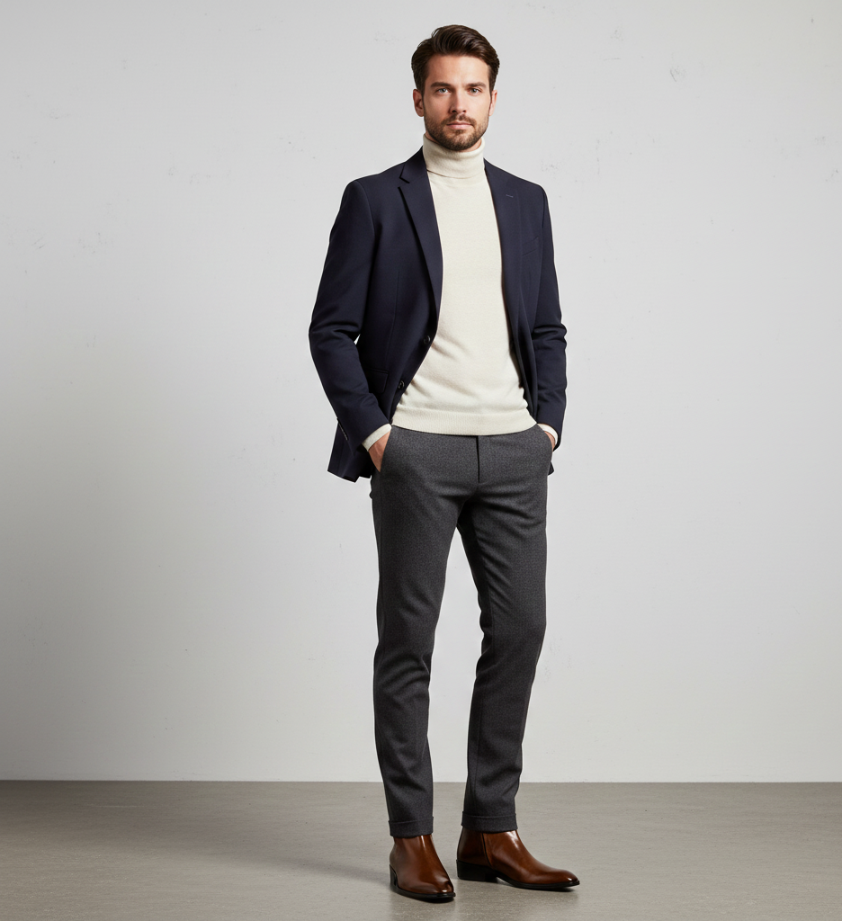 Patent Brown Chelsea Boots