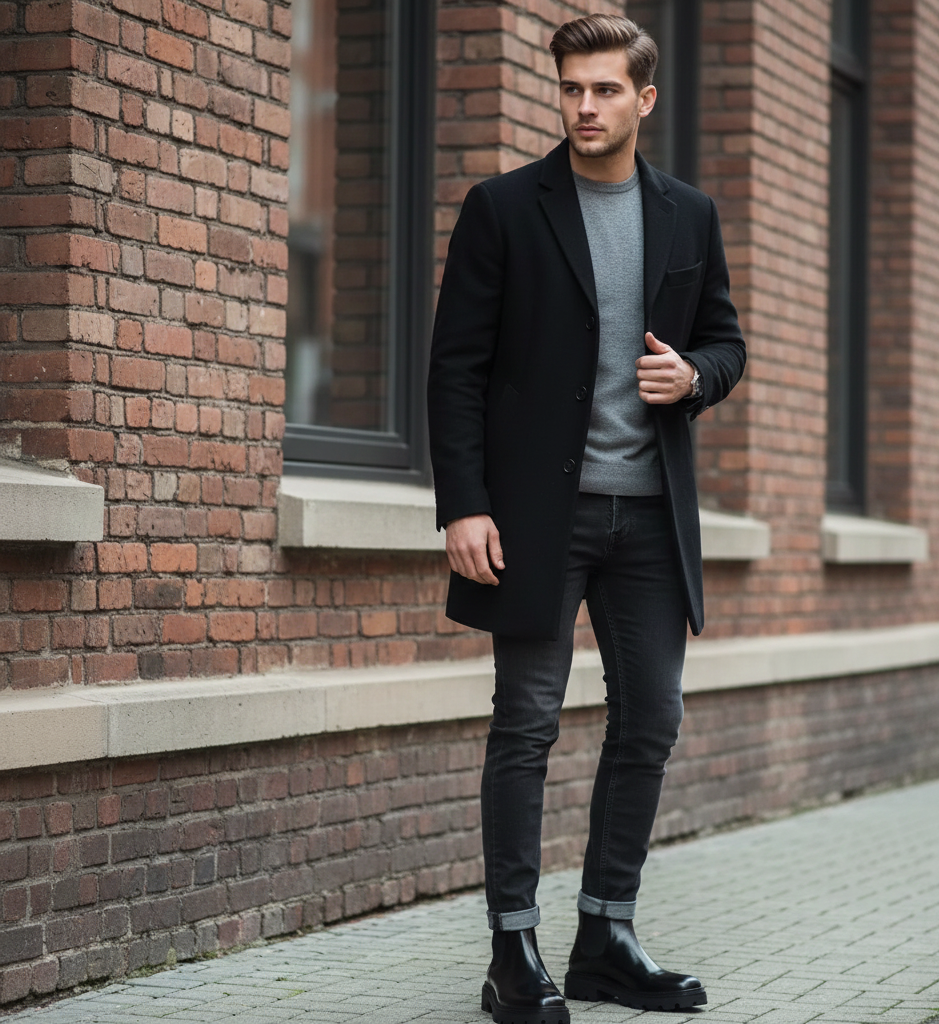 Chunky Sole Chelsea Boots