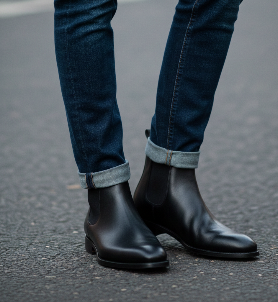 Classic Chelsea Round Toe Matt Boots