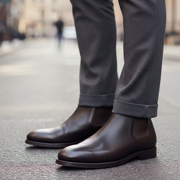 Cocoa Single Collar Chelsea Boots