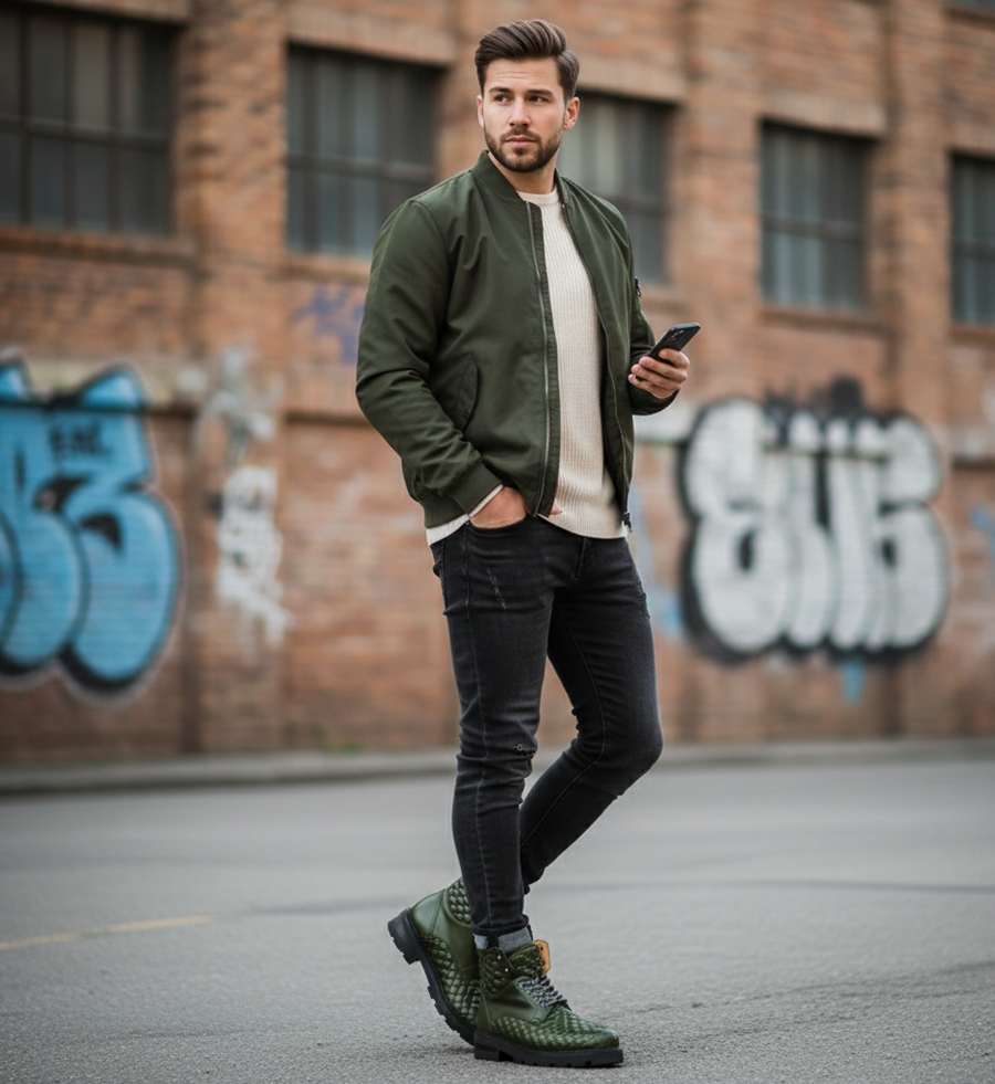 Aria Lace up Leather Boot