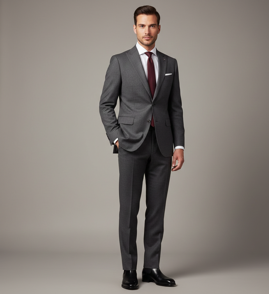 Black Leather Chelsea Boot