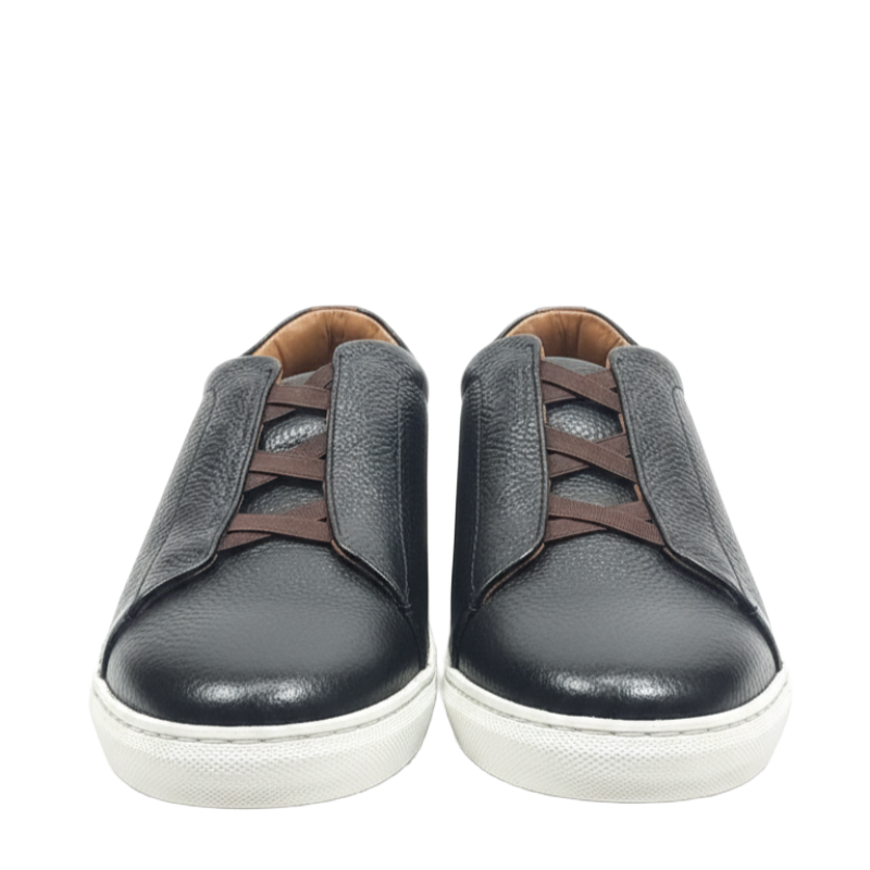Regal Nero Luxe Slip On Sneakers