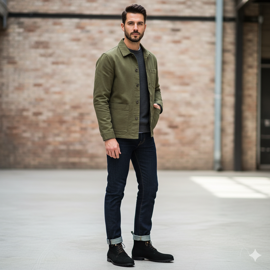 Federico Panelled Lace Up Boots
