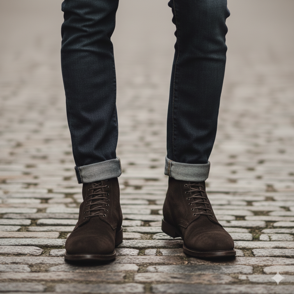 Paulette Hickman Lace-Up Boots