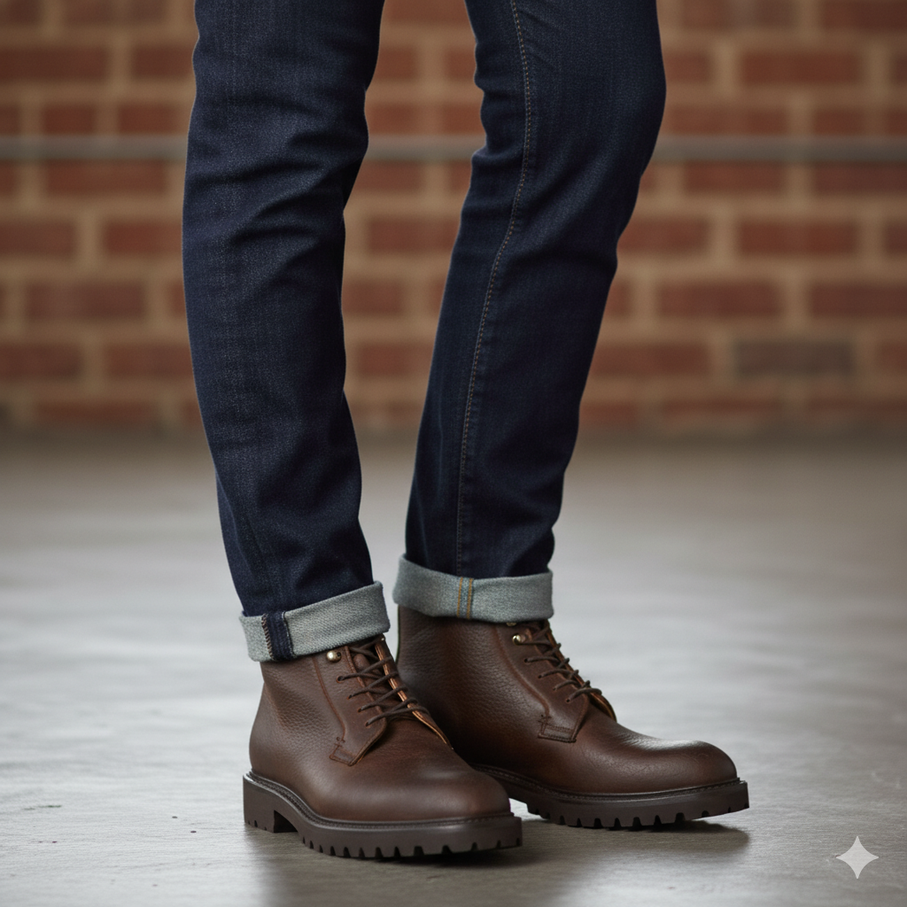 Randolph Rogers Lace Up Boots