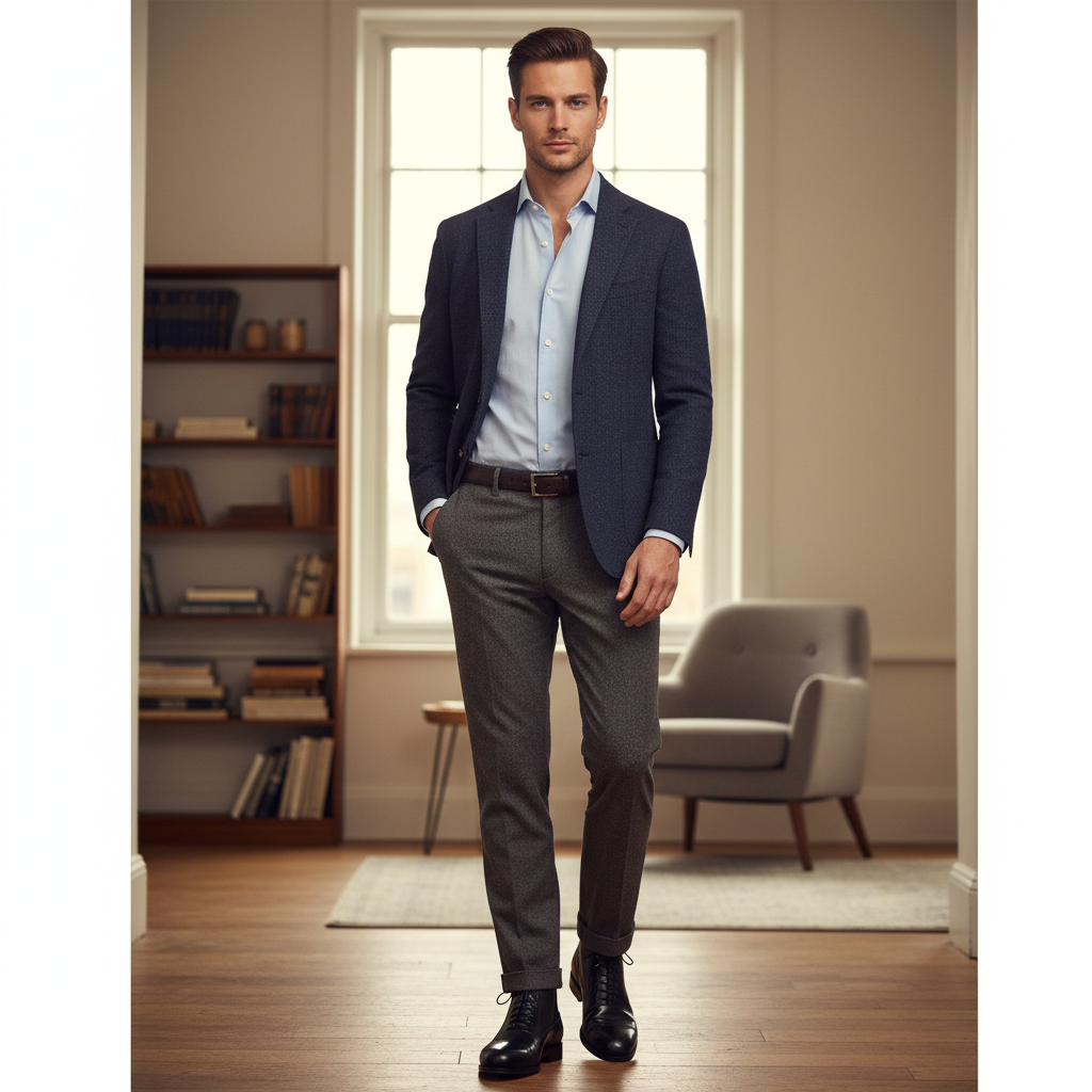 Midnight Lace-up High Ankle Boots