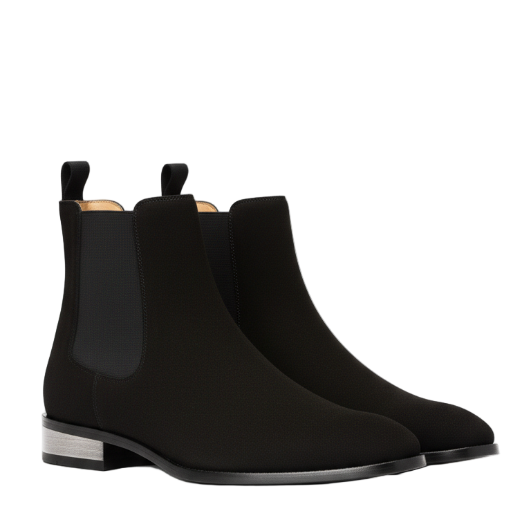 VelvetGrip Suede Chelsea Boots
