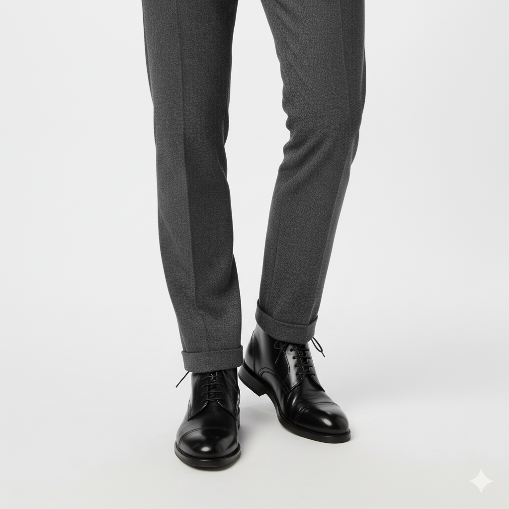 Midnight Shine Lace-up High Ankle Boots