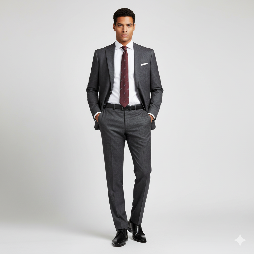 Jacoby Black Plain Toe Derby Shoes