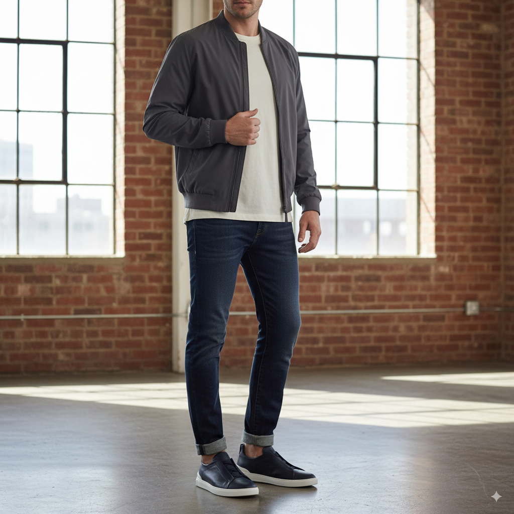 Men's Triple Stitch Blue sneaker