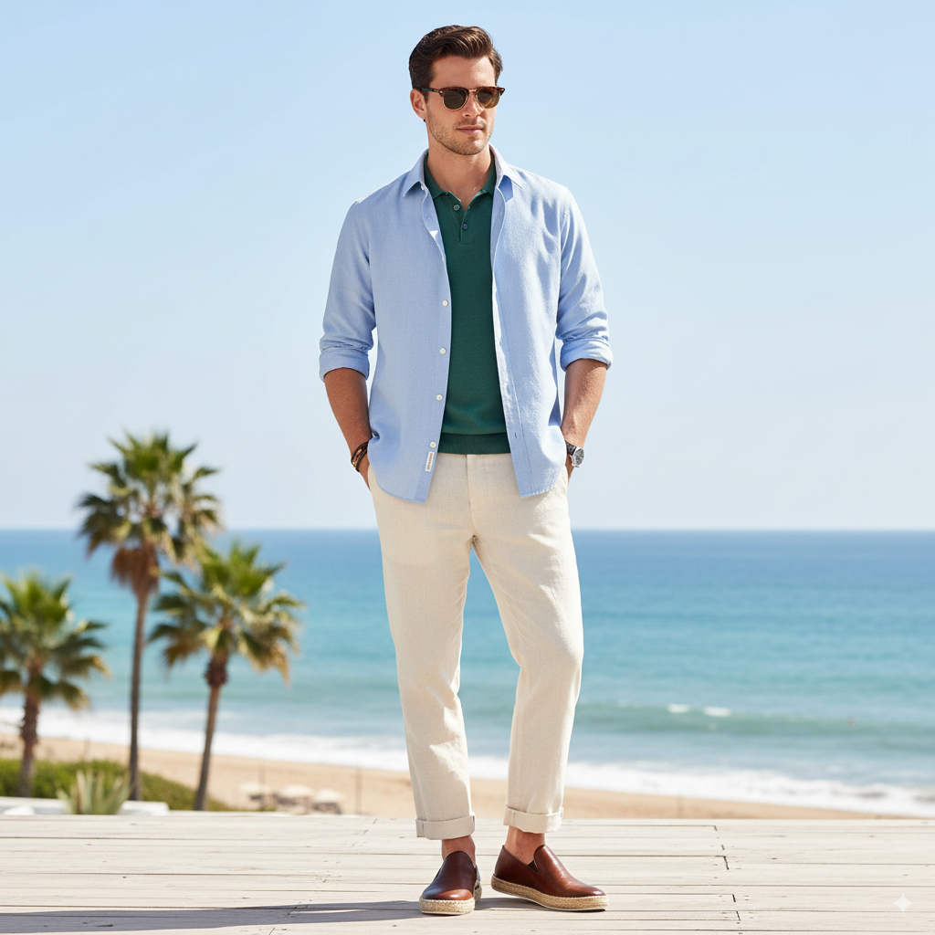 Brandy Brown Sneaker in Smooth Leather