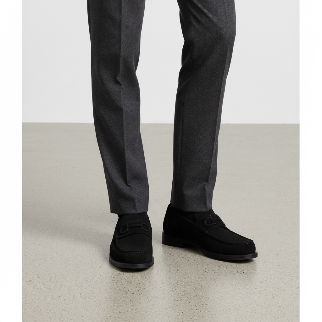 Fort Ricamo Suede Loafers for Men