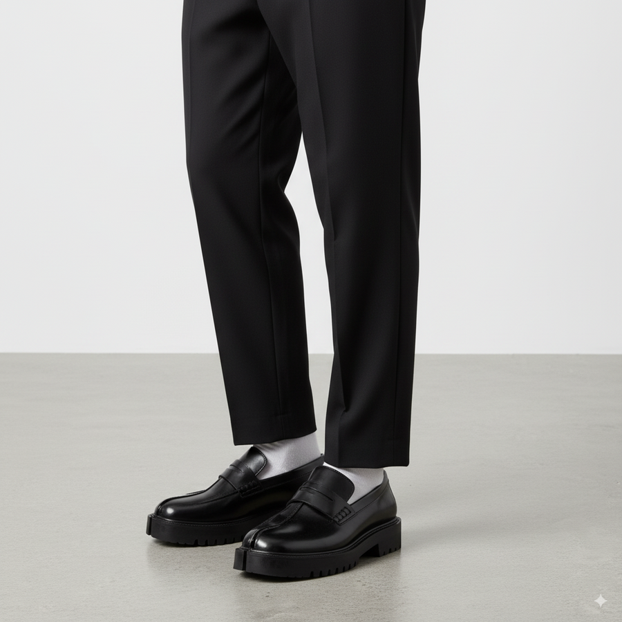 Horseshoe Split Toe Loafers