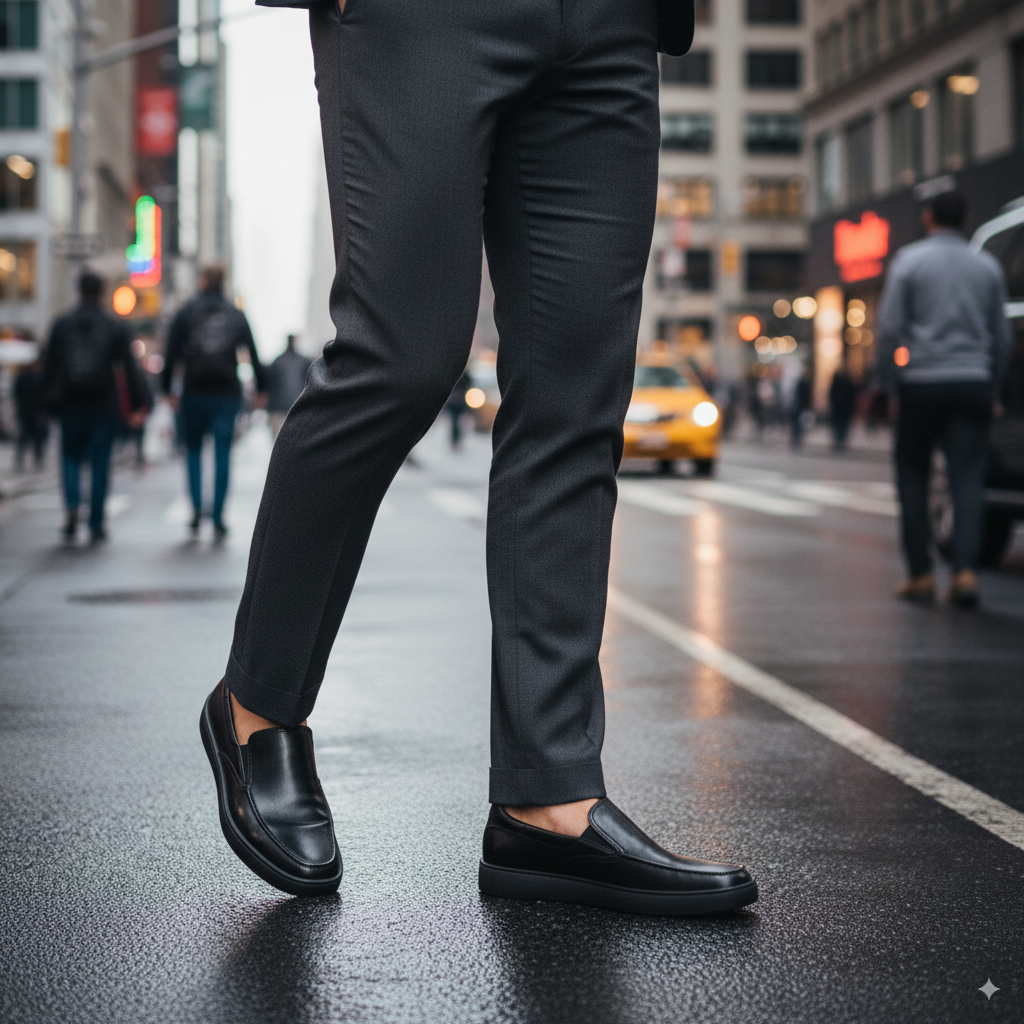Handmade Slip-On Leather Loafers For Men