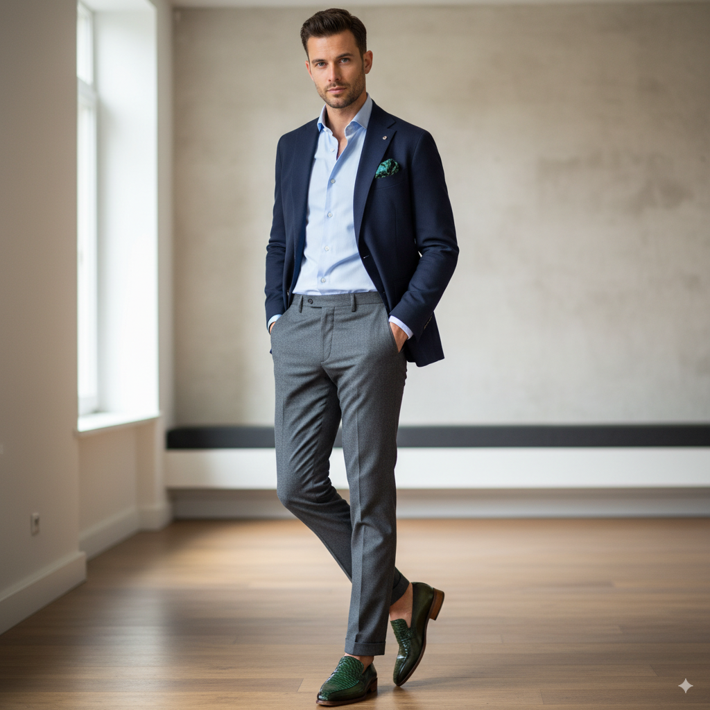 Men Textured Stylish Leather Tassel Loafers