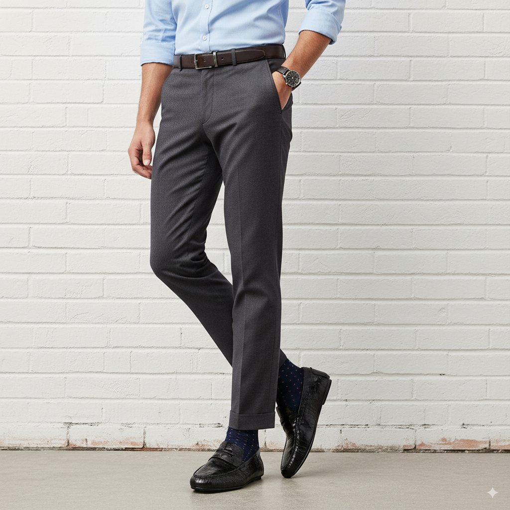 Croco X Pythan Textured Leather Loafers