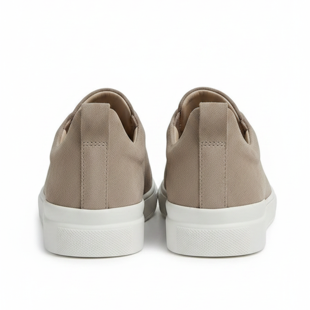 Handmade Suede Triple Stitch Sneaker