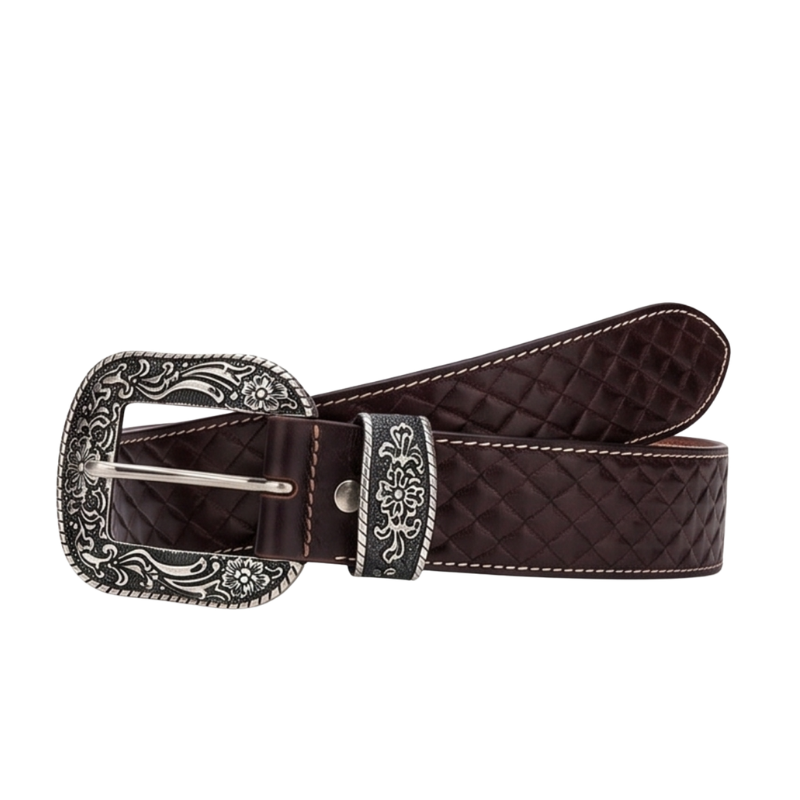 Heritage Woven Genuine Leather Belt