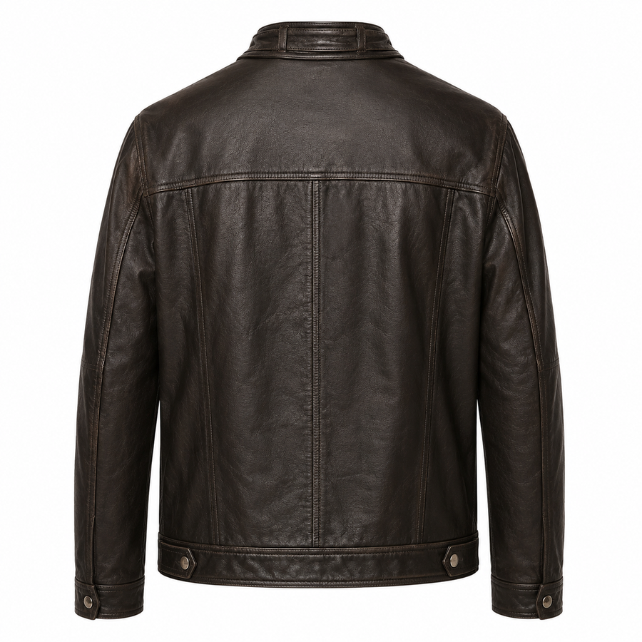 Heritage Café Racer Italian Leather Jacket