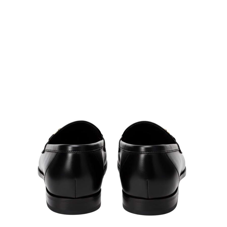 Classic Horsebit Loafers with Gold Hardware