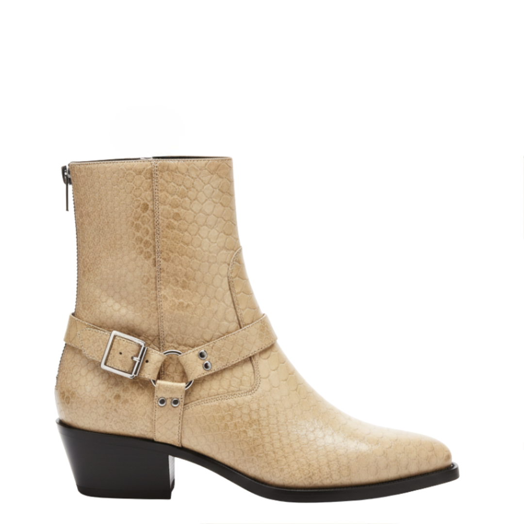 Classic Desert Python Buckle Boot