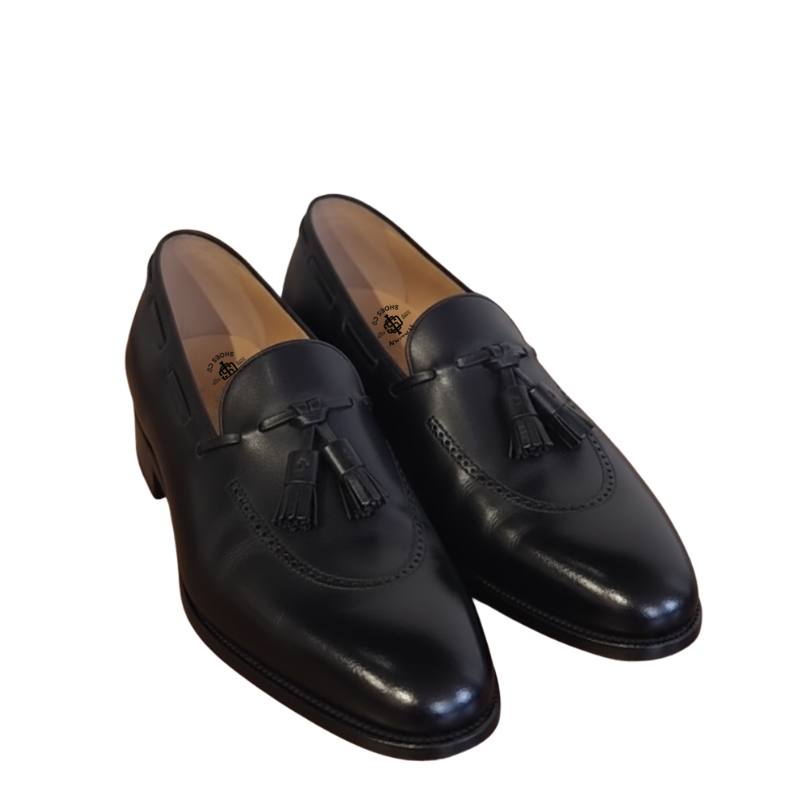 Marquis Noir Tassel Loafer