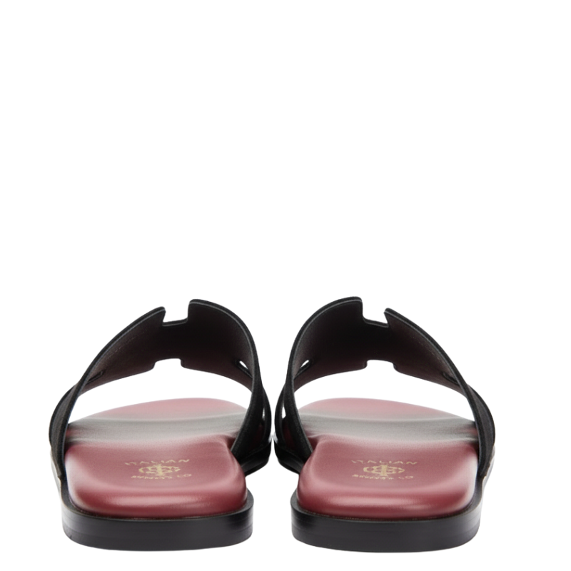 Italian H Cut Slipper in Seude Strap