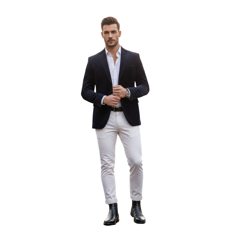 Crocodile Embossed Chelsea Boots