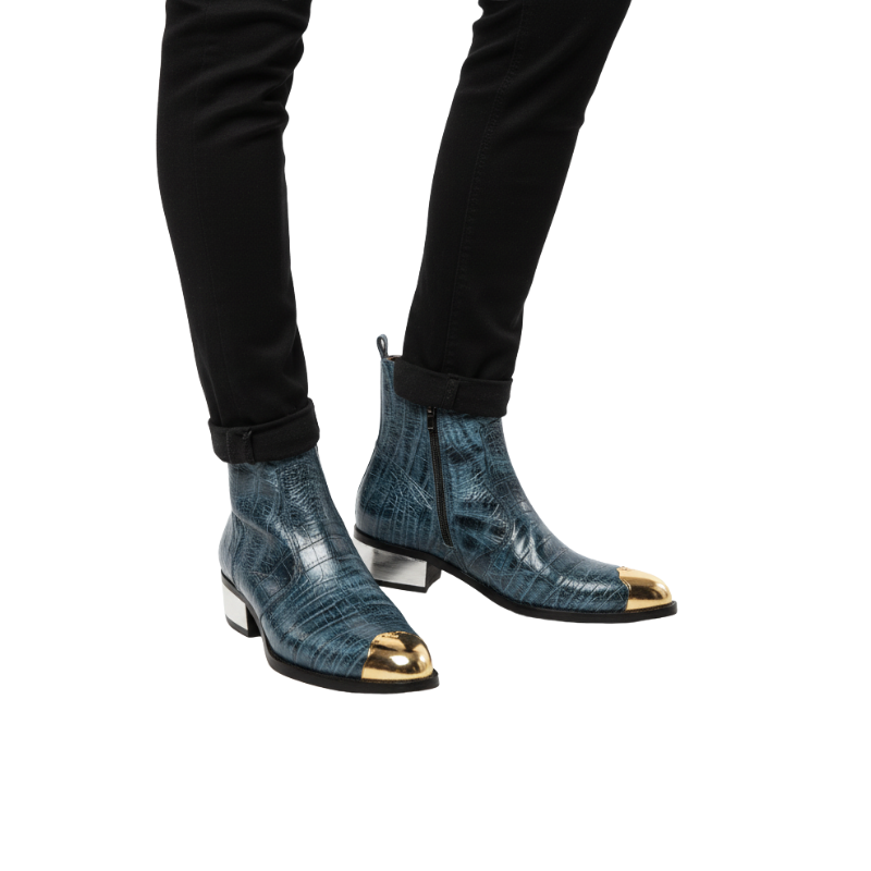 Aurora Crest Golden Toe Boots