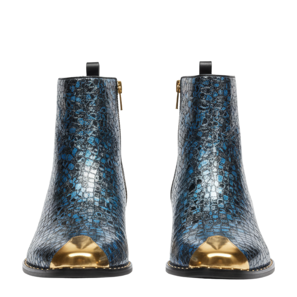 Royale Veleno Python Golden Toe Boot