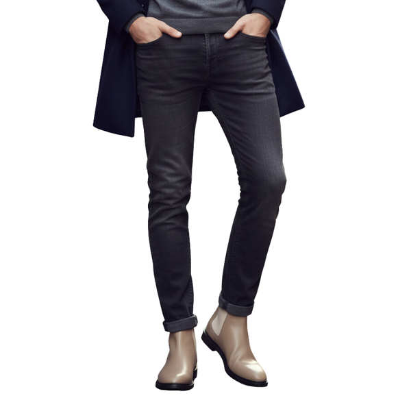 Mens Polished Leather Chelsea Boots