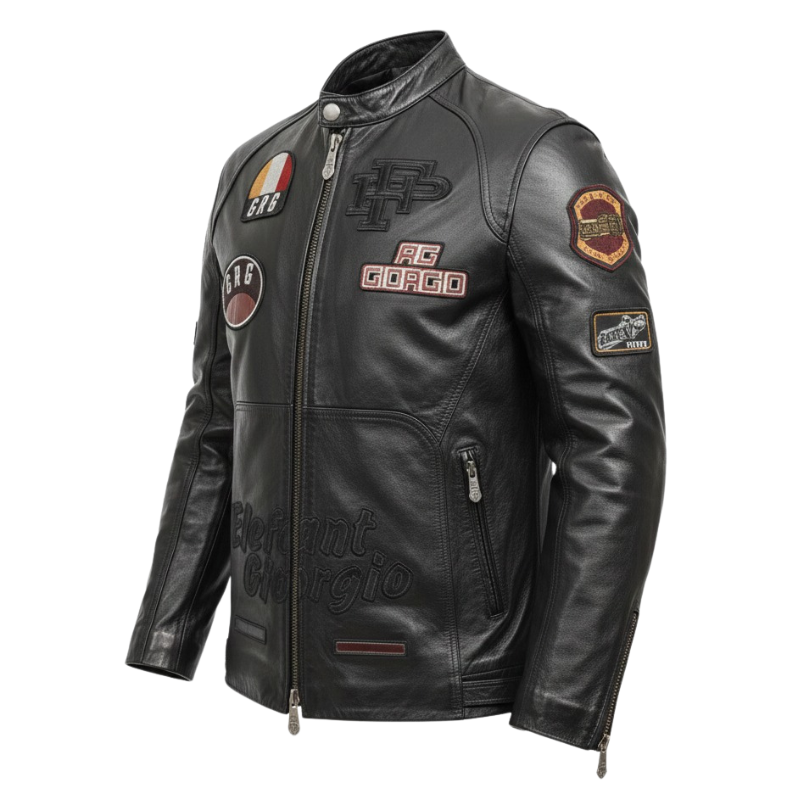 Italian Retro Rider Leather Jacket