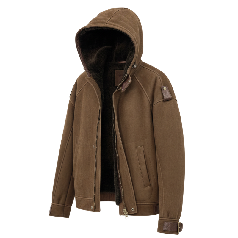 Rugged Hood Patch Guard Winter Jacket