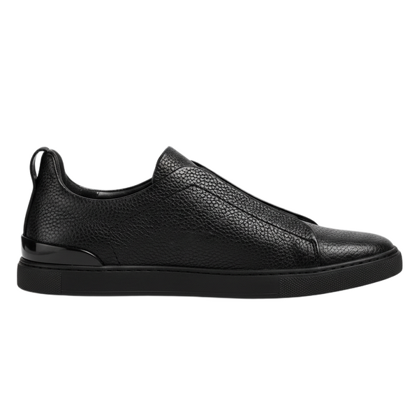 Triple Stitch Leather Pebble Luxe Sneaker