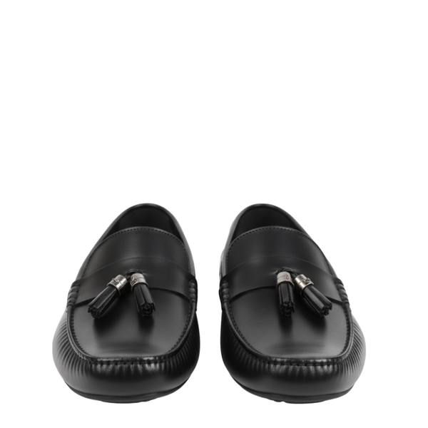 Imperial Noir Luxe Tassel Loafers